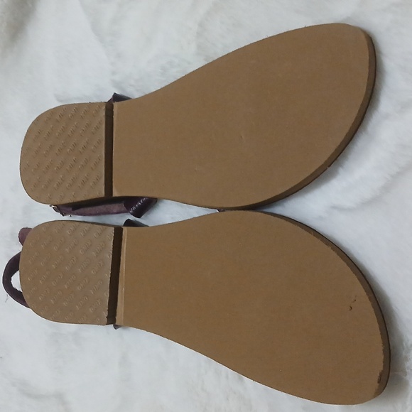 🆕️Women Aubergine Leather Sandals By Kino - Picture 5 of 6